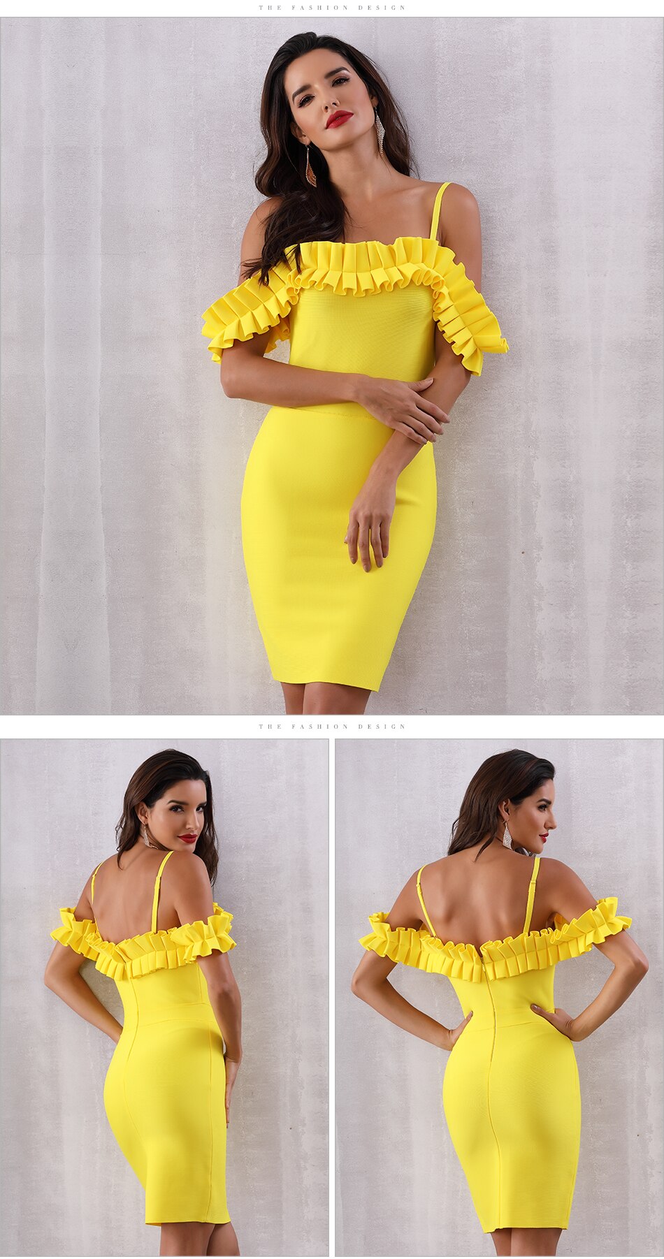 ADYCE Vestidos Verano Sexy Slash Neck Off Shoulder Ruffles Bandage Evening Party Dress - H5070